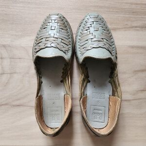 New Slip-On Leather Sandle Shoes Size 4 / US Size-6.5-7 Womens